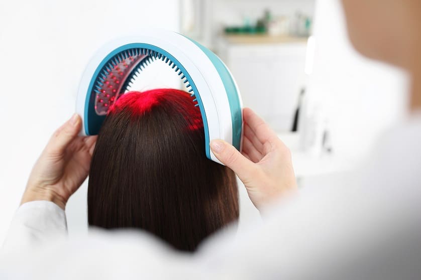 Laserbehandlung gegen Haarausfall